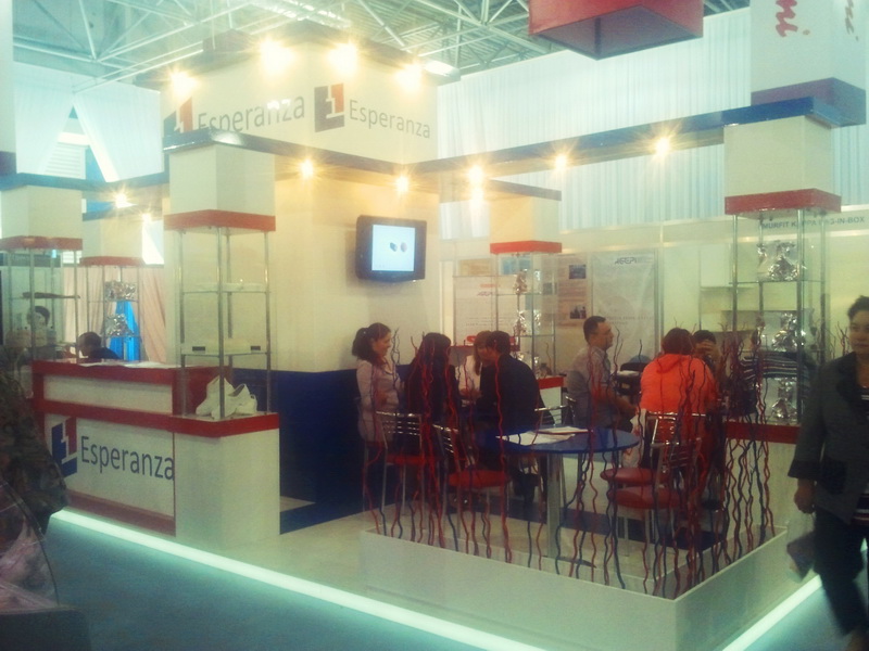 Стенд компании Esperanza на ежегодной выставке Food and Drinks.