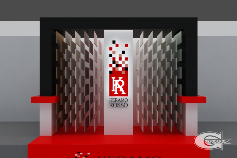 16 - 19 марта 2016 года. Международная выставка MOLDCONSTRUCT - уличный стенд Keramo Rosso
